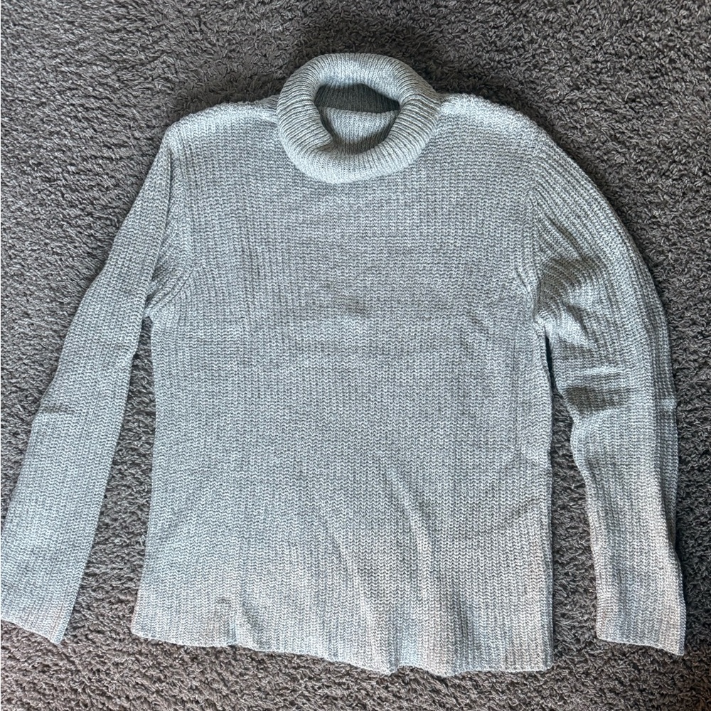 Streetwear Society Light Gray Turtleneck Sweater